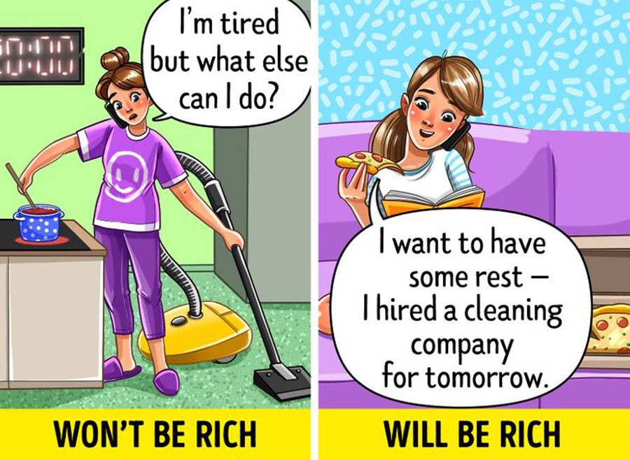 Những việc khiến bạn không thể trở thành người giàu có